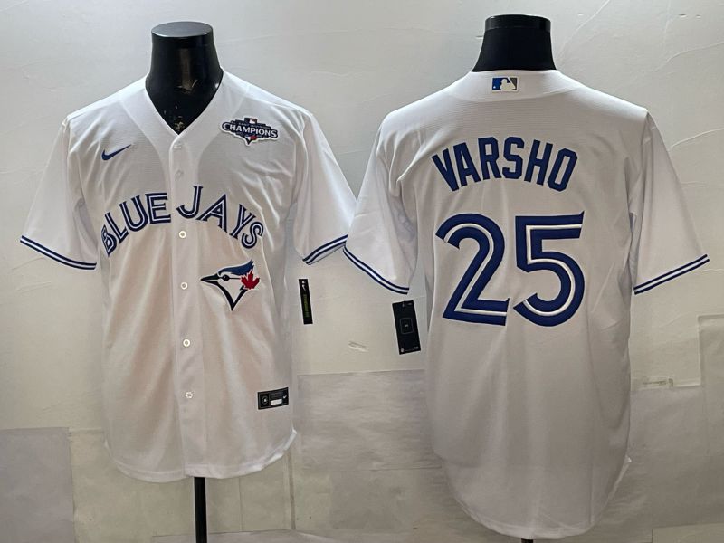 Men Toronto Blue Jays #25 Varsho White 2026 Nike Game MLB Jersey 004->toronto blue jays->MLB Jersey